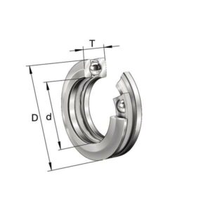 INA/FAG 53210 Thrust ball bearing, Varenummer 53210