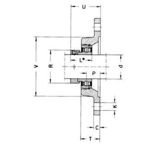 INA/FAG PCJT35 Lager hus PCJT, Varenummer PCJT35