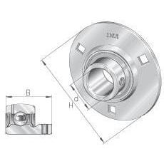 INA/FAG RAY30 Lager hus RAY, Varenummer RAY30