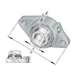 INA/FAG RCJT40NFA125 Corrotect cpl. bearing block, Varenummer RCJT40NFA125