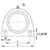 INA/FAG RSHEY20TVVA Plastic Bearing cover KLS, Varenummer RSHEY20TVVA