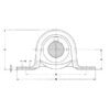 INA/FAG PB12 Housing unit PB, Varenummer PB12