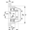 INA/FAG PCJ30TVFA1255 Corrotect plastic bearing hsg, Varenummer PCJ30TVFA1255