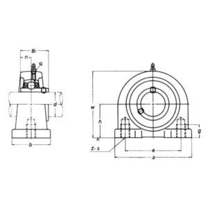 INA/FAG UCPA206 Lager hus UCPA, Varenummer UCPA206