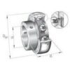 INA/FAG GAY30NPPB Lager innsats, 30x62x18 mm, INA/FAG, Varenummer GAY30NPPB