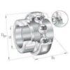 INA/FAG GE40KLLB Radial insert ball bearing, Varenummer GE40KLLB
