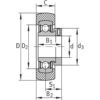 INA/FAG RABRB2052FA106 Radial insert ball bearing, Varenummer RABRB2052FA106