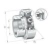INA/FAG RAE50NPP Radial insert ball bearing, Varenummer RAE50NPP