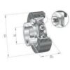 INA/FAG RCSMB2565FA106 Bearing w. rubber damping ring, Varenummer RCSMB2565FA106