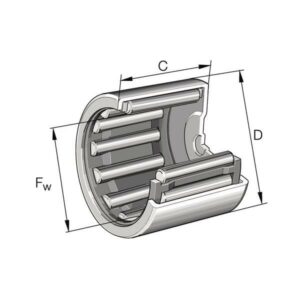 INA/FAG BK4020 Cup needle roller bearing, Varenummer BK4020