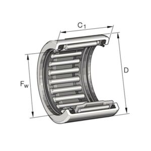 INA/FAG HK18162RS Cup needle, Varenummer HK18162RS