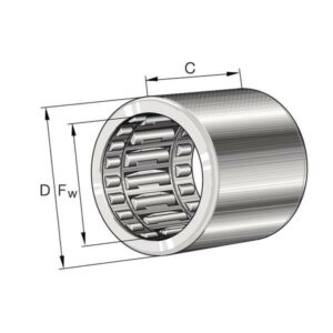 INA/FAG HFL2026 Drawn cup roller clutch, Varenummer HFL2026