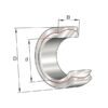 INA/FAG GE12UKINA Radial spherical plain bearing, Varenummer GE12UKINA