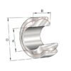 INA/FAG GE15FWINA Radial spherical plain bearing, Varenummer GE15FWINA