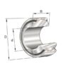 INA/FAG GE60FW2RSAINA Radial spherical plain bearing, Varenummer GE60FW2RSAINA