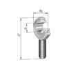 INA/FAG GAKR12PBAINA Rod head, Varenummer GAKR12PBAINA