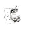 INA/FAG 22022RSTVH Selvjusterende kulelager 15x35x14 mm INA/FAG, Varenummer 22022RSTVH