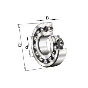 INA/FAG 1211TVH Self-aligning ball bearing, Varenummer 1211TVH