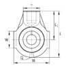 INA/FAG PHEY25 Clamp bearing complete, Varenummer PHEY25
