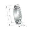 INA/FAG 630002RS Deep groove ball bearing, Varenummer 630002RS