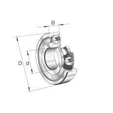 INA/FAG 624ZZC3 Deep groove ball bearing, Varenummer 624ZZC3