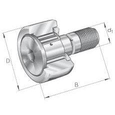 INA/FAG KR22XB Type KR curved roller, Varenummer KR22XB
