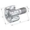 INA/FAG KR16PPA Stud type track roller, Varenummer KR16PPA