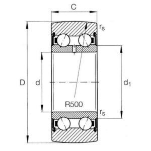 INA/FAG LR52012Z Track roller bearing, Varenummer LR52012Z