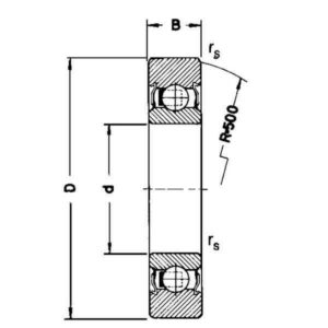 INA/FAG LR2032RSRX Track roller bearing, Varenummer LR2032RSRX