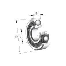 INA/FAG LR52052Z Track roller bearing, Varenummer LR52052Z