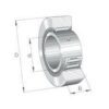 INA/FAG NA22022RSR Track roller bearing, Varenummer NA22022RSR