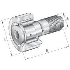 INA/FAG NUKR72A Track roller bearing, Varenummer NUKR72A
