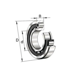 INA/FAG NJ306ETVP2 Cylindrical roller bearing NJ, Varenummer NJ306ETVP2