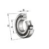 INA/FAG NUP306ETVP2 Cylindrical roller bearing NUP, Varenummer NUP306ETVP2
