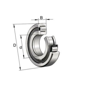 INA/FAG NUP2212ETVP2 Cylindrical roller bearing NUP, Varenummer NUP2212ETVP2