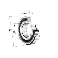 INA/FAG N313EXLTVP2 Cylindrical roller bearing, Varenummer N313EXLTVP2
