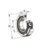 INA/FAG 7306BTVP Angular contact ball bearing, Varenummer 7306BTVP
