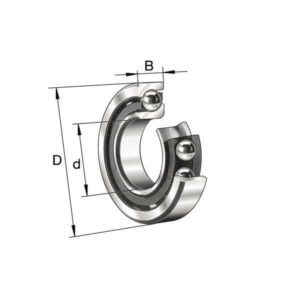 INA/FAG 7310BTVP Angular contact ball bearing, Varenummer 7310BTVP