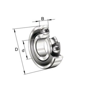 Ina/FAG Sporkulelager RS-2RS C3/C4 - 90x160x30 mm - 62182RSRC3 - Varenummer: 62182RSRC3