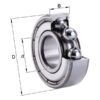 Ina/FAG Sporkulelager Z-ZZ C3/C4 - 25x52x15 mm - 6205-C-2Z-C3 - Varenummer: 6205-C-2Z-C3