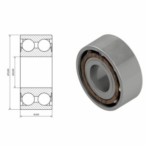 lager 3306 - 30x72x30,2 mm - DR002628 - Varenummer: DR002628