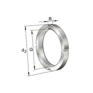 INA/FAG KM31 Locknut, Varenummer KM31
