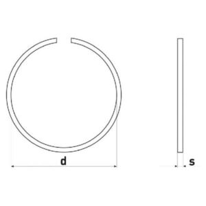 Kramp 541730 Threaded ring for 30 mm shaft, Varenummer 541730