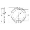 Kramp MB06 Festeplate MB/AW, Varenummer MB06