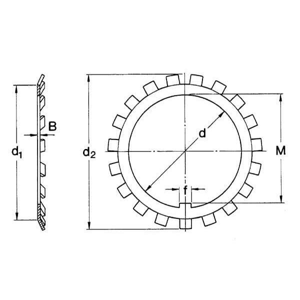 Kramp MB06 Festeplate MB/AW, Varenummer MB06