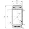 Mac Power GE17UK Radial sfærisk glidelager 17x30x14/10 mm, Mac Power, Varenummer GE17UK