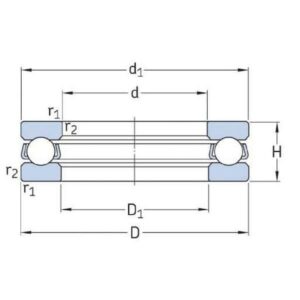 SKF 750051305 Lager 25 52 18, Varenummer 750051305
