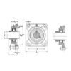 SKF 7500FY50WF Komplett SKF Lager hus, Varenummer 7500FY50WF