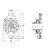 SKF 7500FYTB35TF Lager hus komplett SKF, Varenummer 7500FYTB35TF