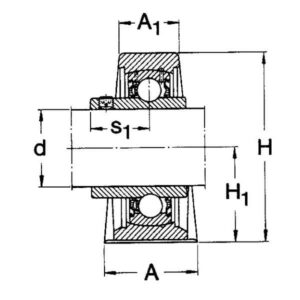 SKF 7500SY25TR Lager hus, Varenummer 7500SY25TR